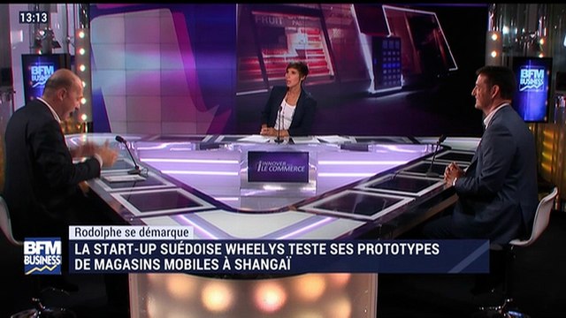 Rodolphe se démarque: La start-up suédoise Wheelys teste ses prototypes de magasins mobiles à Shanghai - 01/07