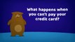 What happens when you can't pay your credit card?