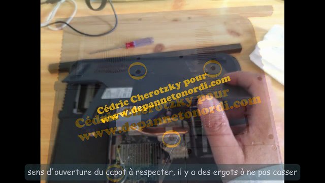 Aspire 7520 accès ventilation