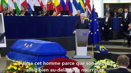 L'hommage de Bill Clinton à Helmut Kohl