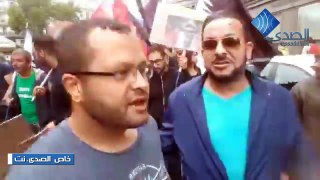 كلمة الناشط هشام بوعجيلة أثناء الوقفة الغاضبة في العاصمة باريس و المنددة بالحصار الغاشم الذي تفرضه دول عربية على قطر
