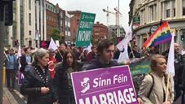 Thousands March for Same-Sex Marriage in Belfast