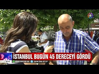 İstanbul'da 45 dereceyi gören sıcaklığa Afrikalılar bile dayanamadı