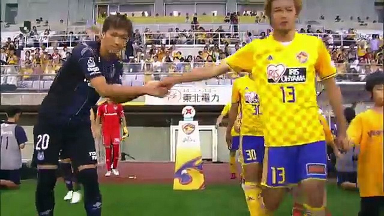 Sendai 2:3 Gamba Osaka (Japanese J League. 1 July 2017)