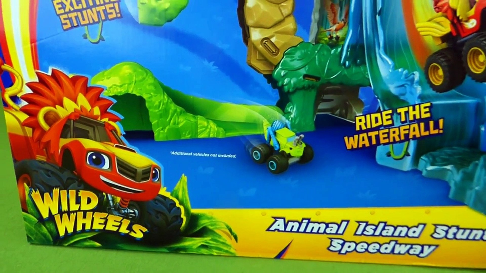 blaze and the monster machines animal island stunts speedway