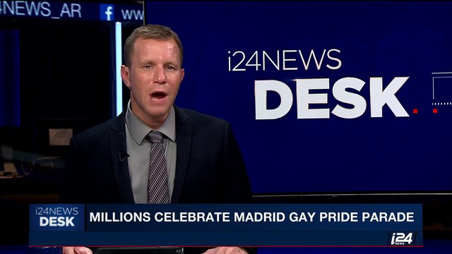 i24NEWS DESK | Millions celebrate Madrid Gay Pride parade | Saturday, July 1st 2017