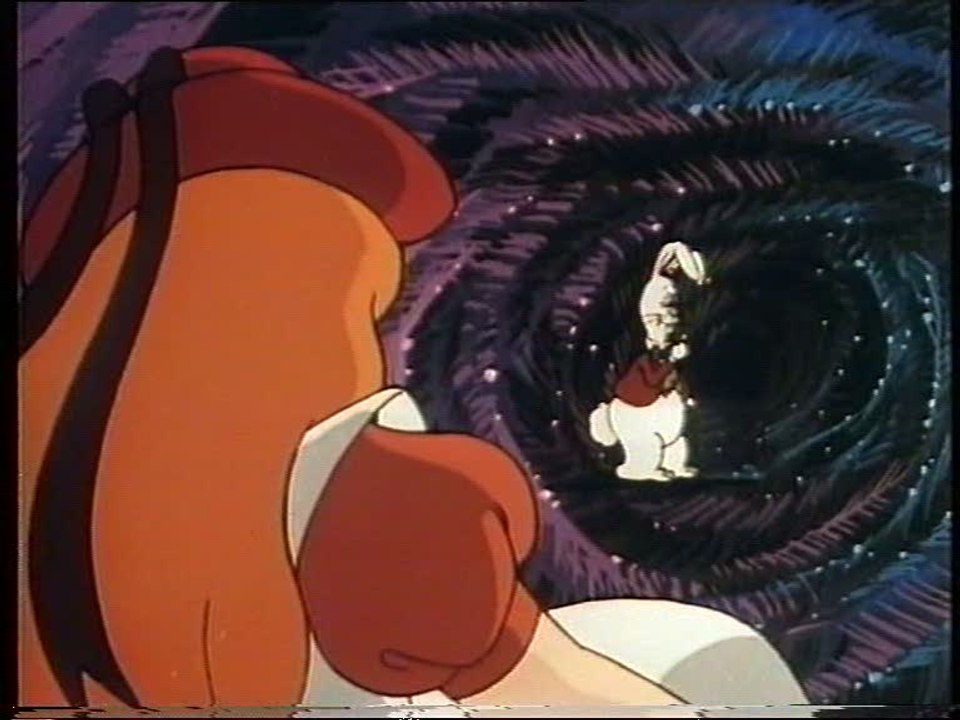 Alicia en el país de las Maravillas, Capítulo 2 "Caída en la Madriguera del Conejo" (01/07/1986)