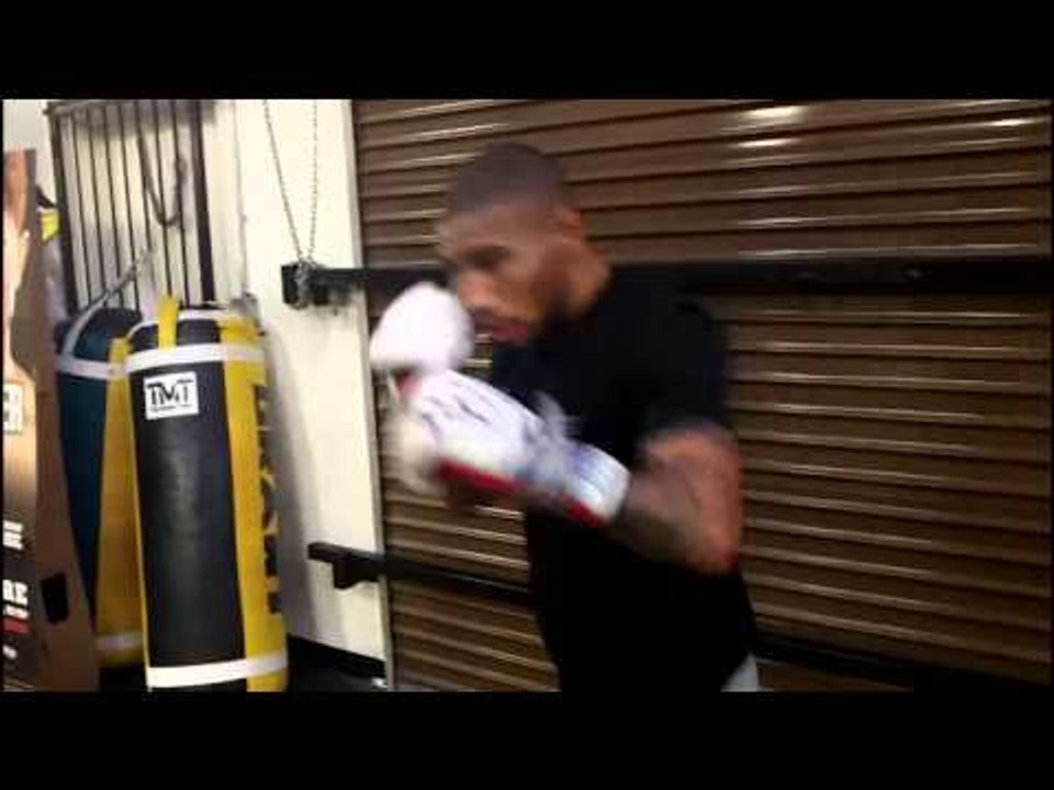UK TMT STAR Ashley Theophane Bag Work mayweather boxing club EsNews Boxing