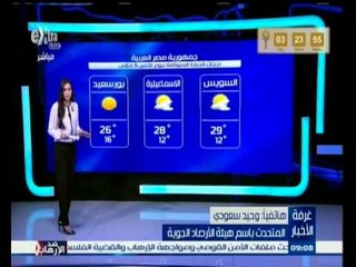 #غرفة_الأخبار | حالة الطقس ودرجات الحرارة ليوم 9 مارس 2015