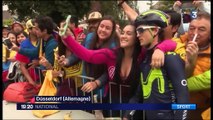 Tour de France : les fans ravis malgré la pluie à Düsseldorf