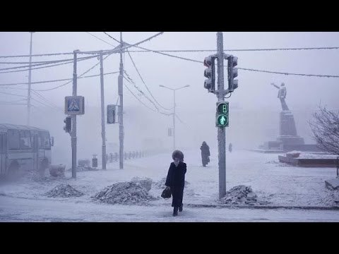 La ciudad más fría del mundo con temperaturas de -45 grados bajo cero