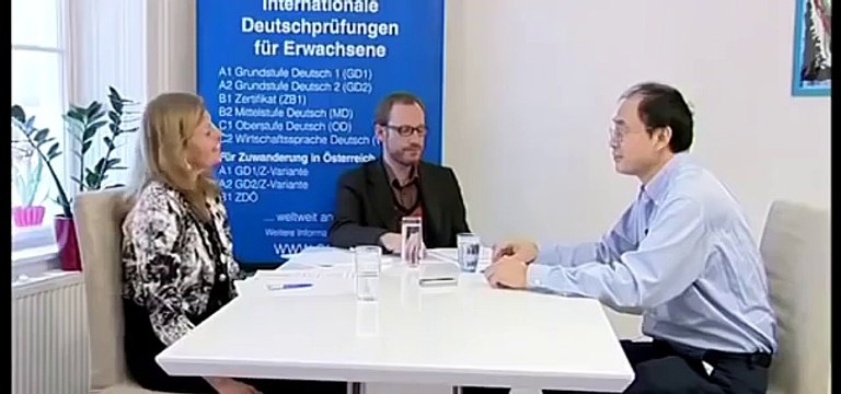Deutsch lernen /ZD B1 sprechen Prüfung . Zertifikat B1