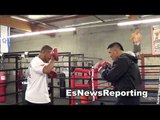 Manny Pacquiao vs Brandon Rios rios last day of sparring before china EsNews Boxing
