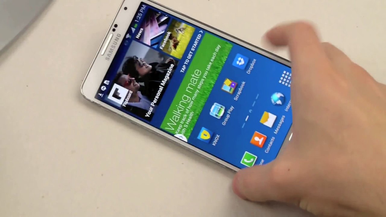 Samsung Galaxy Note 3 Hammer & Knife Test