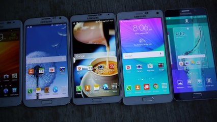 Samsung Galaxy Note 5 vs 4 vs 3 vs 2 vs 1 Drop Test!