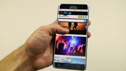 Samsung Galaxy Note 7 Hammer & Knife Scratch Test