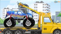 Carros de Carreras y Camion Monstruo - LA CARRERA MAS LARGA - Dibujos animados en español