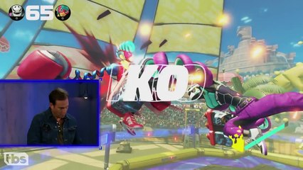 Clueless Gamer: "ARMS" With Will Arnett  - CONAN on TBS