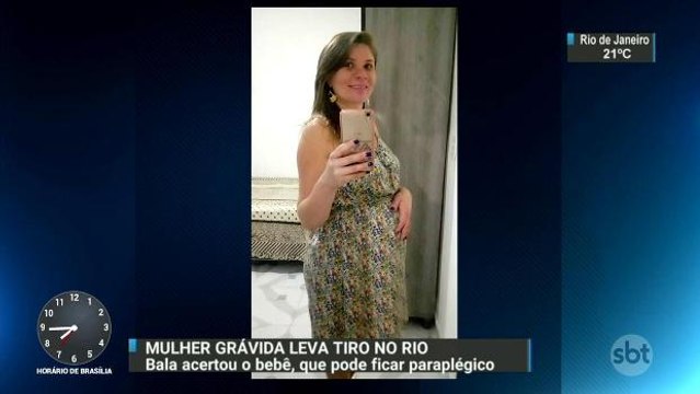 RJ: grávida é baleada e bebê também é atingido