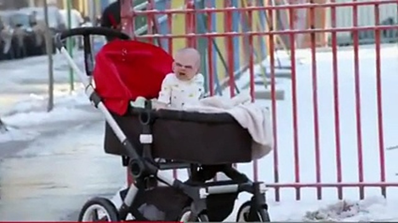 Evil baby Prank