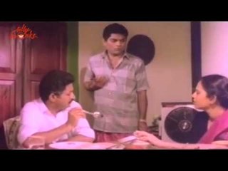 Murali Warns Jagathi - "Sathyaprathinja" Malayalam Movie Scene