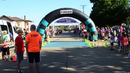 The Reagan 5k run walk  in Dixon, IL July 1 2017
