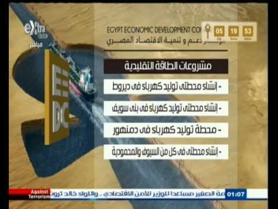 #المؤتمر_الاقتصادي | عدد مشروعات وزارة الكهرباء