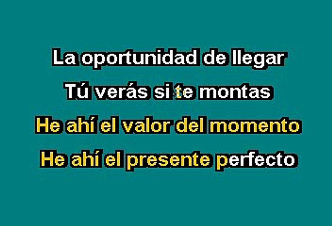 Celia Cruz - Rié y llora (Karaoke)