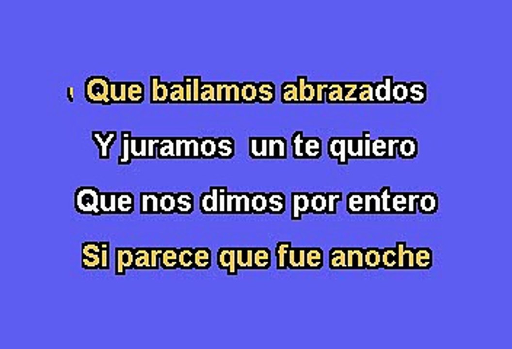 COMO HAN PASADO LOS AÑOS - ROCIO DURCAL (KARAOKE)