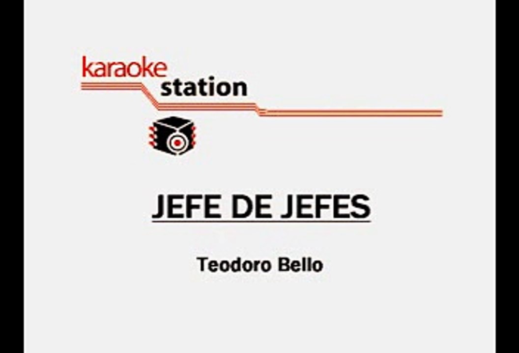 Los Tigres del Norte - Jefe de jefes (Karaoke)