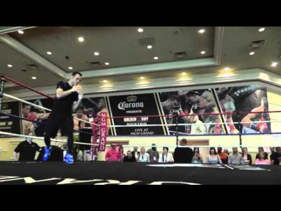 Dinamita Alvarez Media Workout MGM Grand