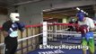 maniako and gordo sparring in oxnard EsNews Boxing