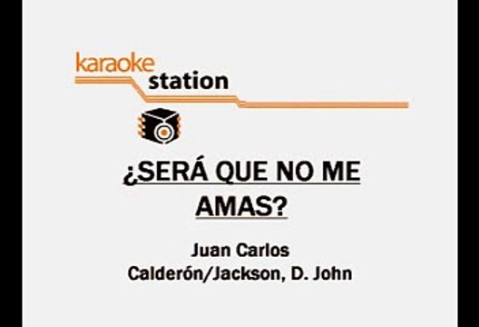 Luis Miguel - Sera que no me amas (Karaoke)
