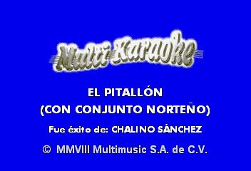 Chalino Sanchez - El Pitallon (Karaoke)