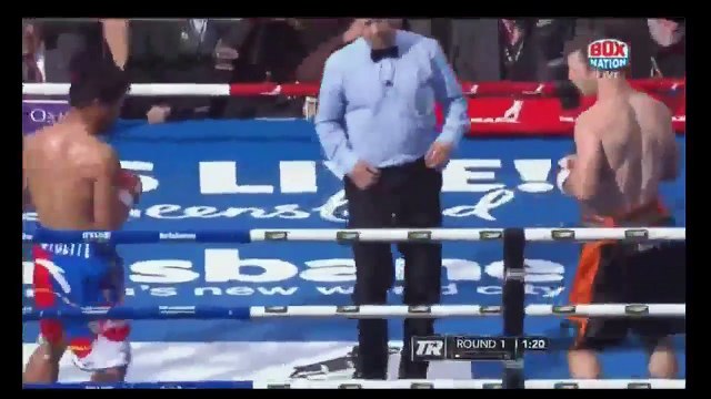 Manny Pacquiao vs Jeff Horn - Round 1 - 02.07.2017