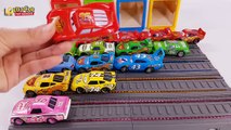 Learning Color number With Disney PIXAR Cars Lightning McQueen Mack Truck playset for kids