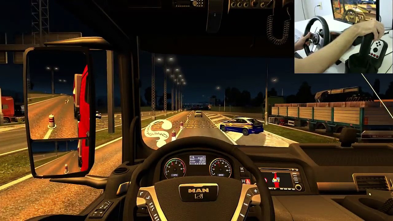 MOD PX REAL PARA EURO TRUCK SIMULATOR 2 JOGANDO COM VOLANTE!!!