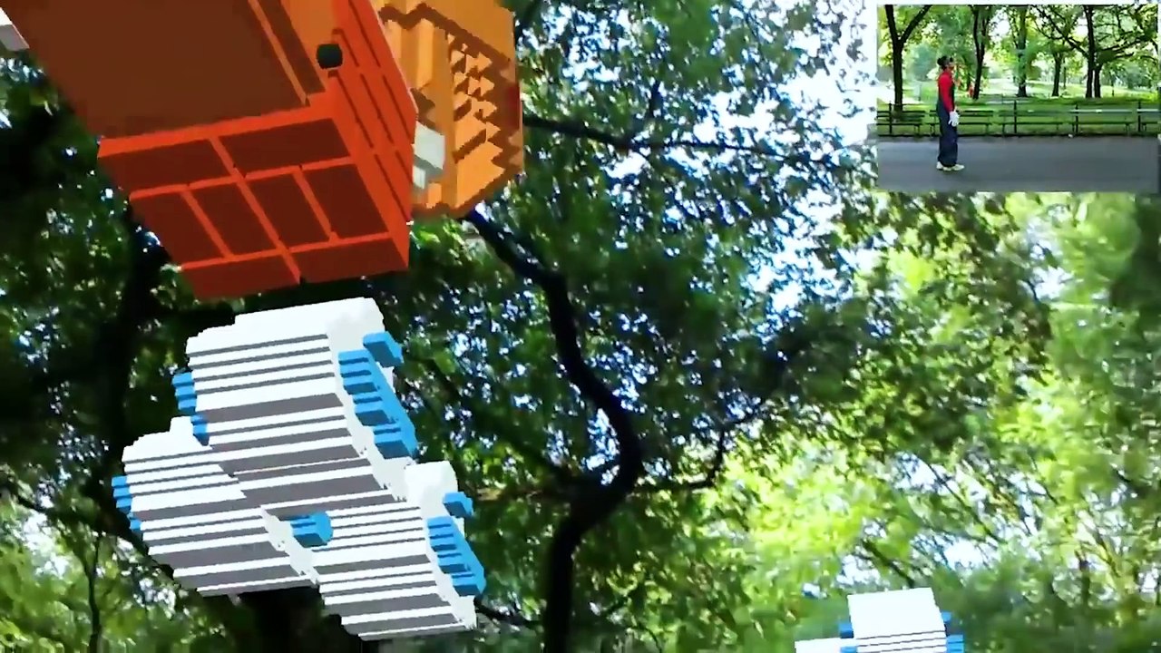 Super Mario Bros Recreated As LIFE SIZE Augmented Reality Game _ What's Trending Now!