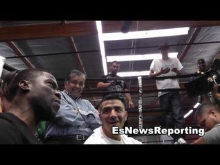 Robert Garcia Reality Show Comeian Kevin Hart Visiting Brandon Rios EsNews Boxing