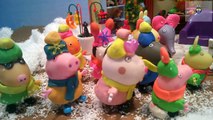 Pag 1 Año Nuevo Peppa Pig regalos de Navidad de Santa Claus con Peppa de dibujos animados juguetes