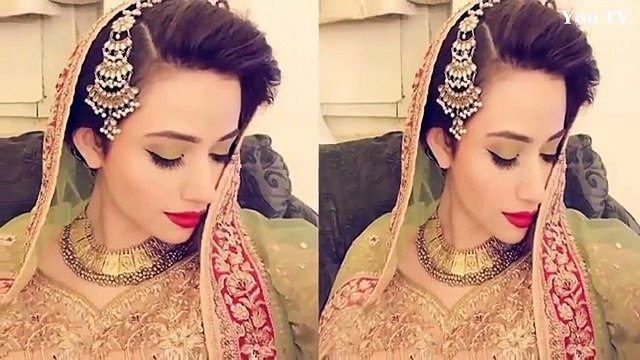 Sana Javed Looking Gorgeous In Bridal Dress