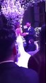 Lionel Messi’s first kiss with new wife, Antonella