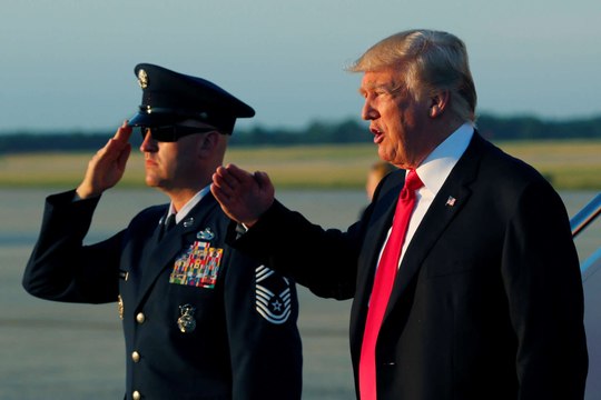Trump honors veterans in first 4th of July speech