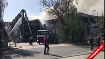Tekirdağ Çerkezköy'de boya fabrikasında büyük yangın!