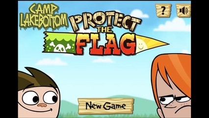 Campamento Bandera Juegos proteger el lakebottom disney xd