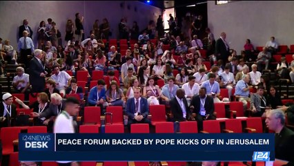i24NEWS DESK | Peace forum backed by Pope kicks off in Jerusalem | Sunday, July 2nd 2017