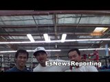 nonito donaire warmming up in oxnard EsNews Boxing