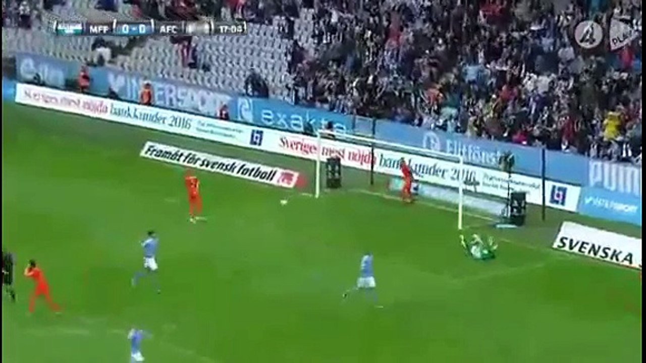 Malmoe 1:0  Eskilstuna City (Swedish Allsvenskan  1 July 2017)