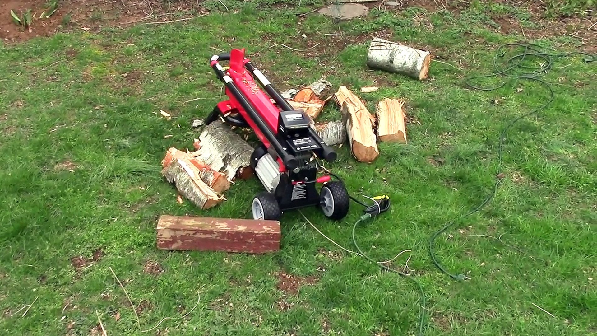 Powersmart PS90 Electric 6 Ton Log Splitter Review - video Dailymotion