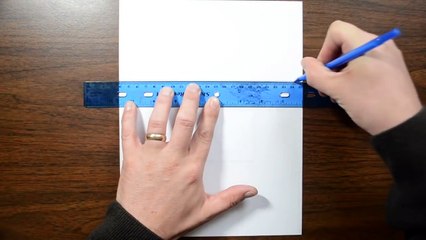 How to Draw a Square Hole in Line Paper - 3D Trick Art